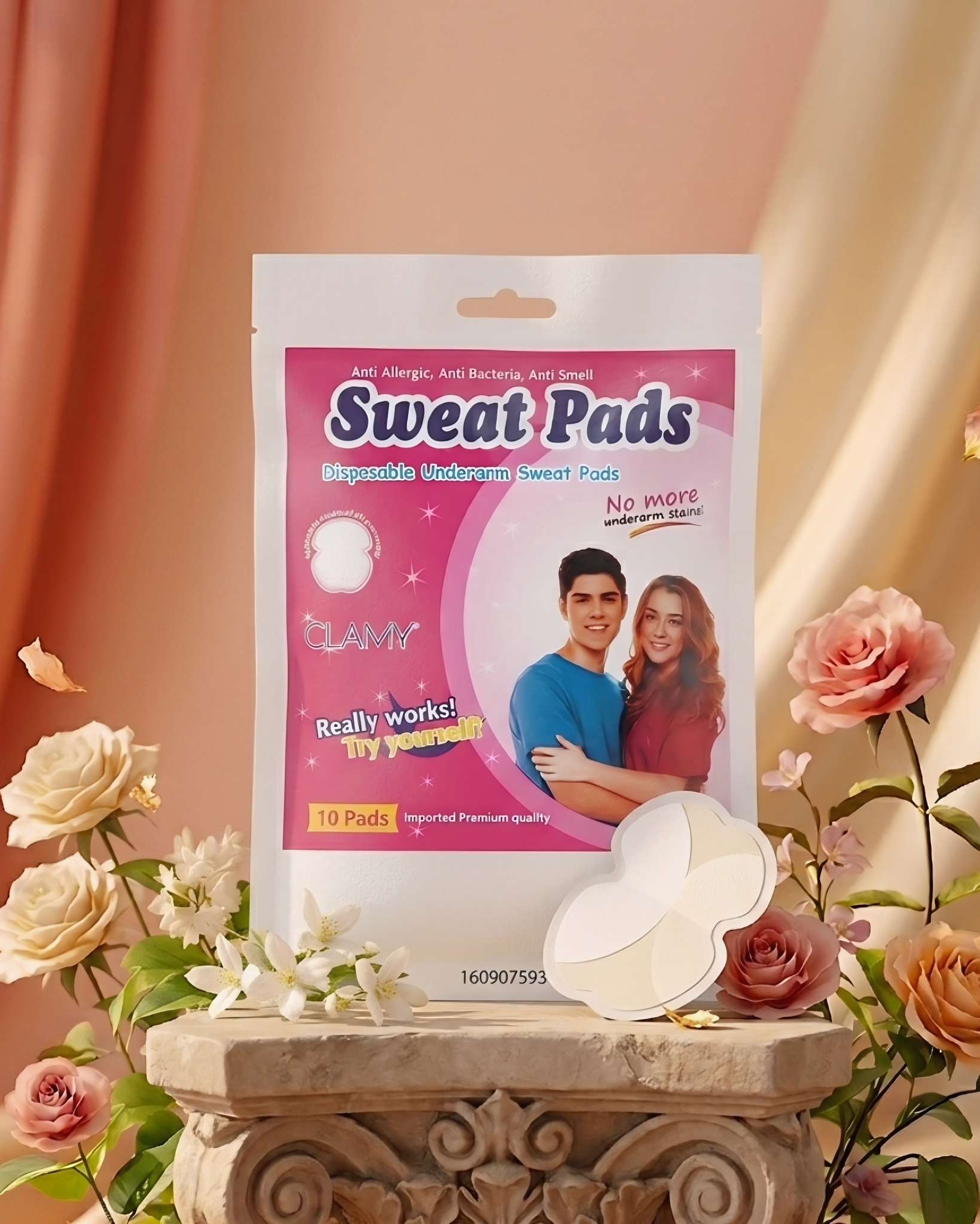 Sweat-Proof Underarm Pads (10 Packs)